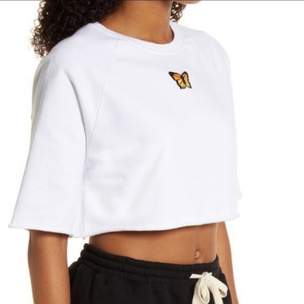 NWT WOMEN'S NORDSTROM BP CROP PULLOVER SHIRT XL